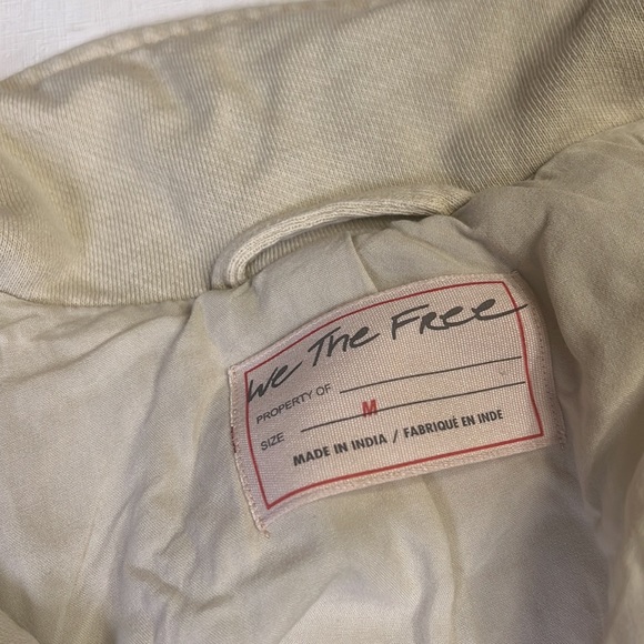 Free People Rebel Motto Knit Jacket Cream - Picture 3 of 7